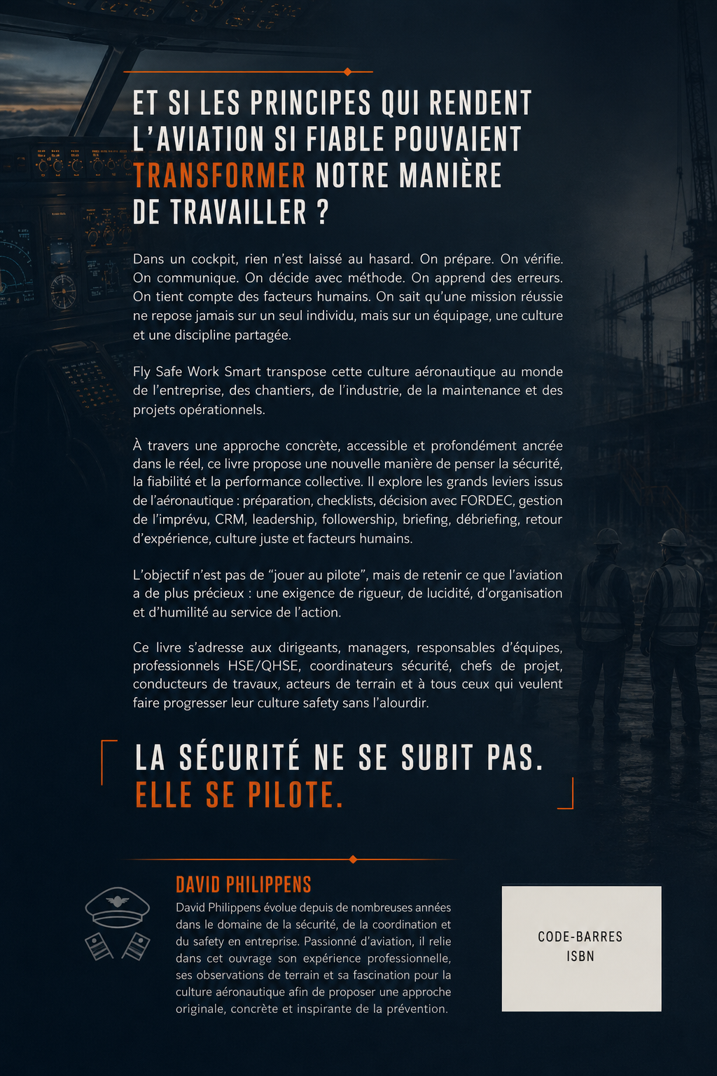 4e de couverture du livre Fly Safe Work Smart