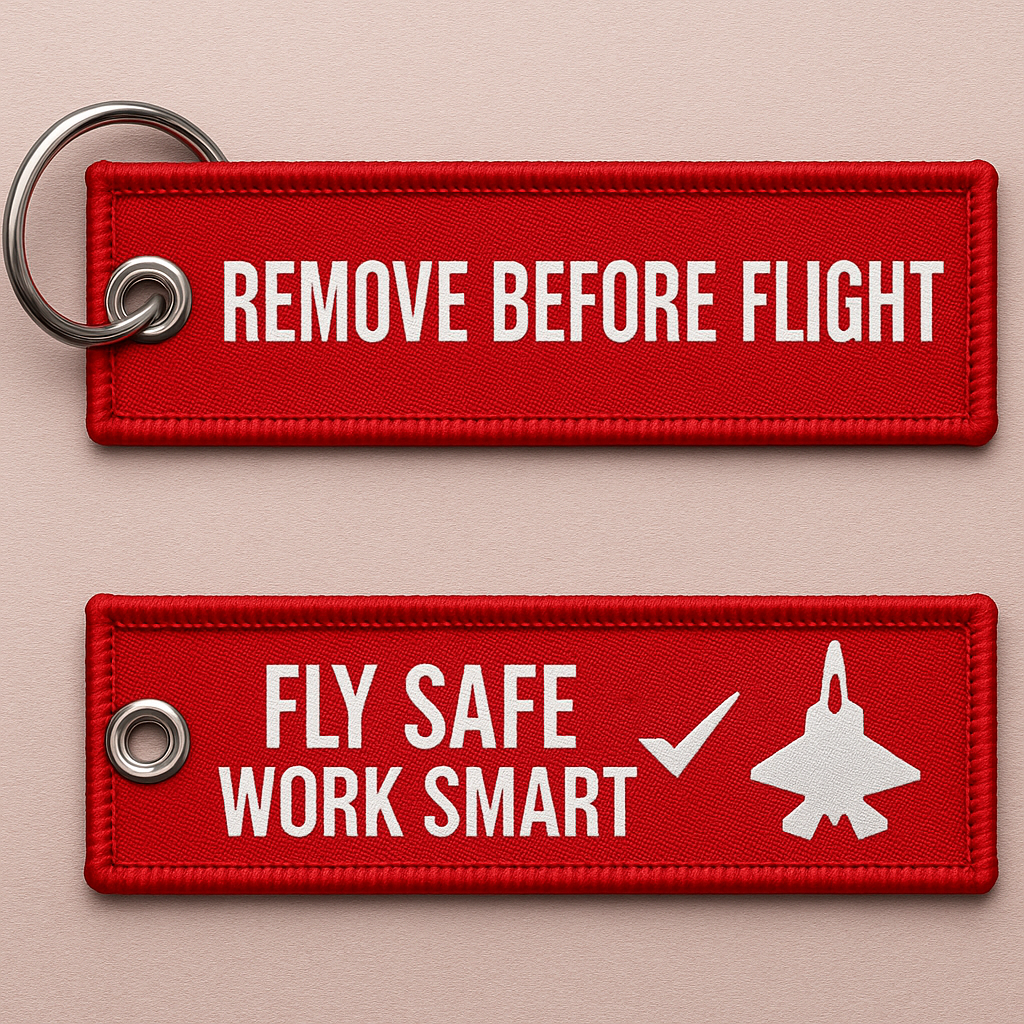 Goodie Remove Before Flight Fly Safe Work Smart