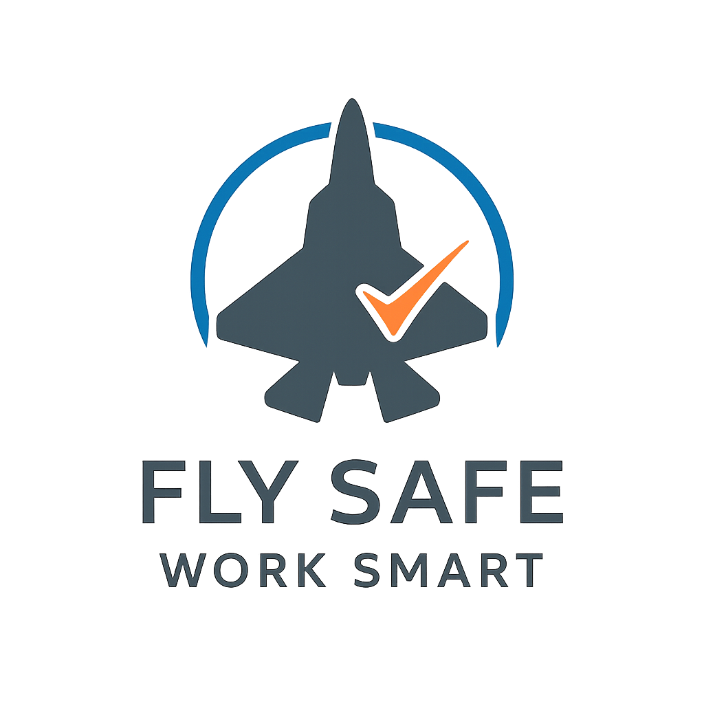 Logo Fly Safe Work Smart